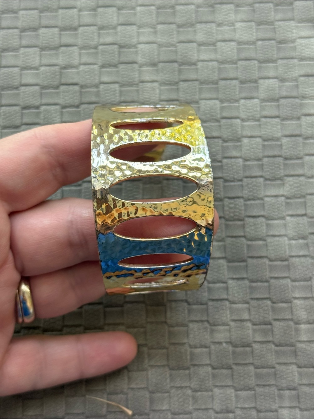 Gold-tone Cuff Bracelet
